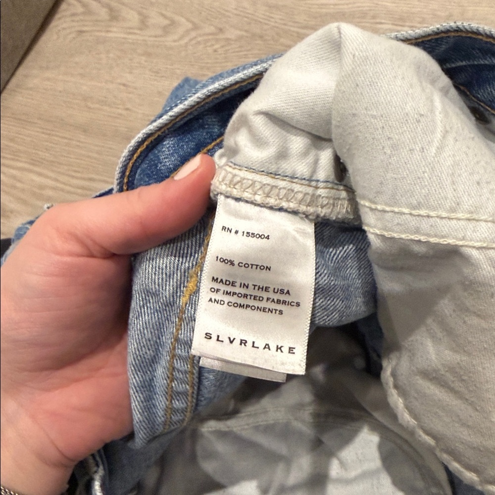 Slvrlake Mica Raw Edge Seam Jeans - Picture 7 of 8